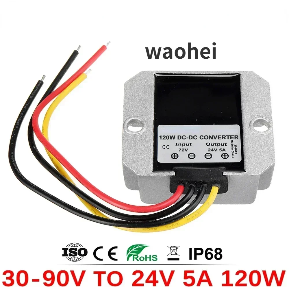 ตัวแปลง DC Buck 30-90V 60V 36V - 72V 15A Fast Charger บทวิจารณ์และราคา