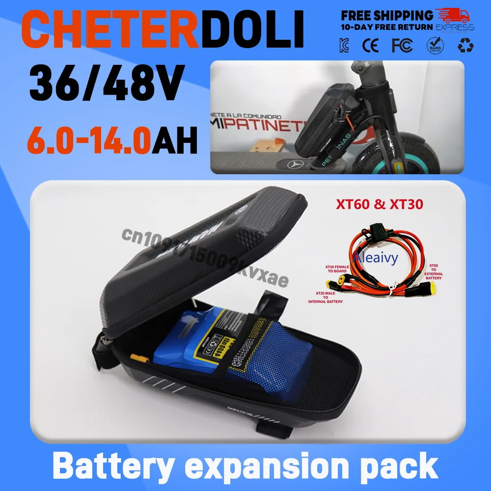 36/48V แบตเตอรี่ 4.4Ah 6.8Ah 4 - 60V 50Ah Electric Scooter Battery บทวิจารณ์และราคา