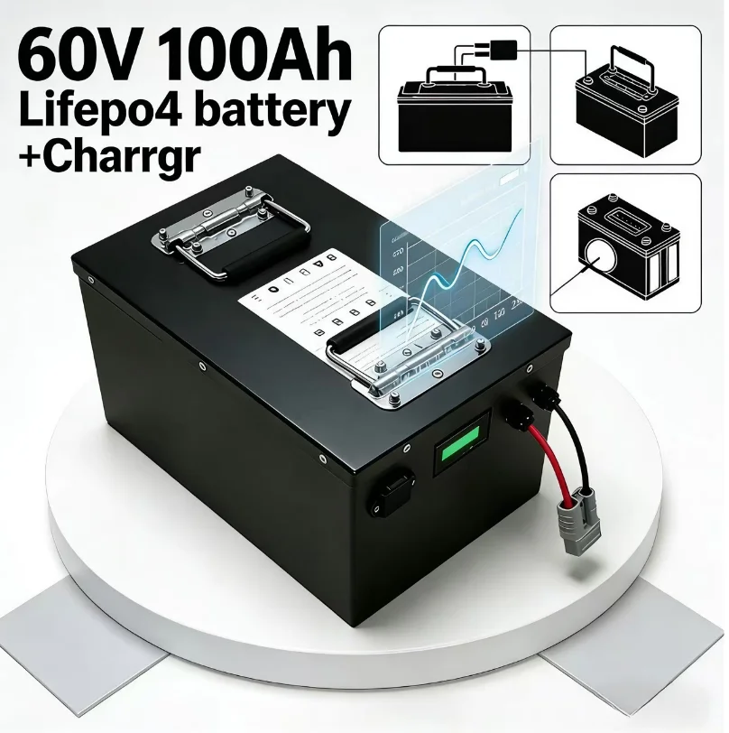 แบตเตอรี่ LiFePO4 60V 100Ah/12 - 72V 40Ah Lifepo4 Battery Pack บทวิจารณ์และราคา