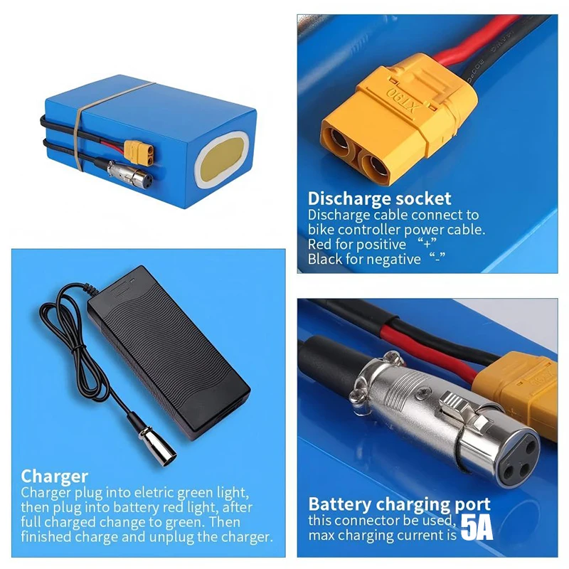 จักรยานไฟฟ้า 60V 1500W แบตเตอร - 60V 50Ah Electric Scooter Battery บทวิจารณ์และราคา
